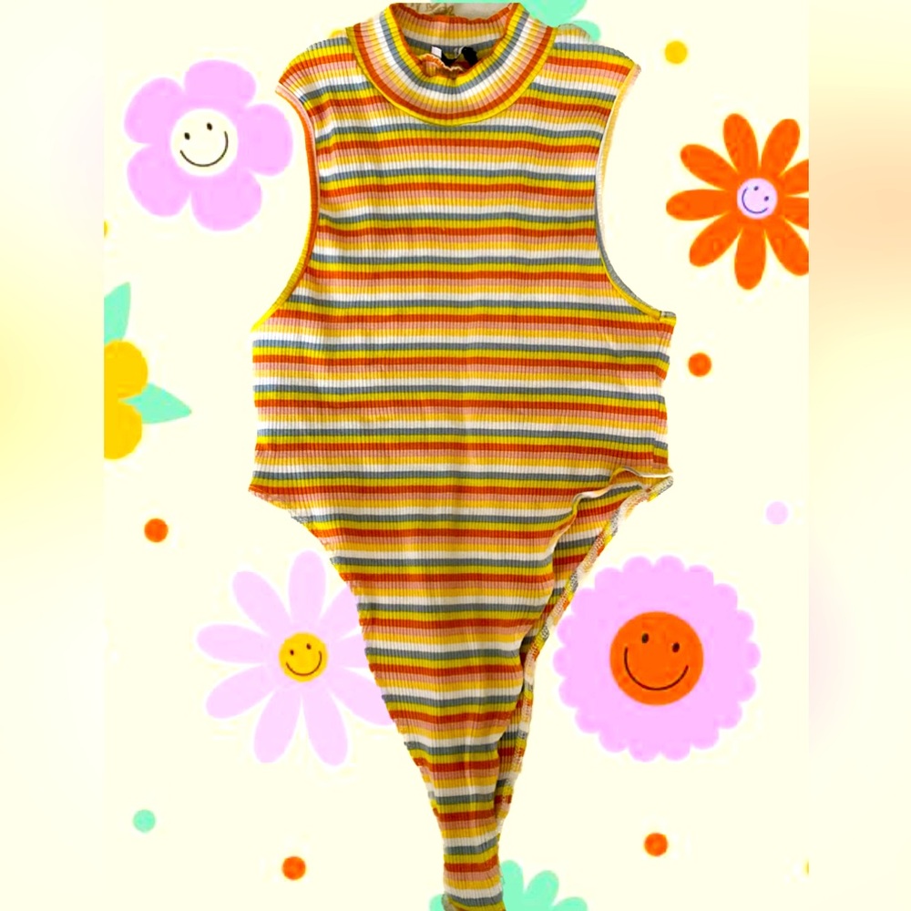 Adika high cut mock neck body suit